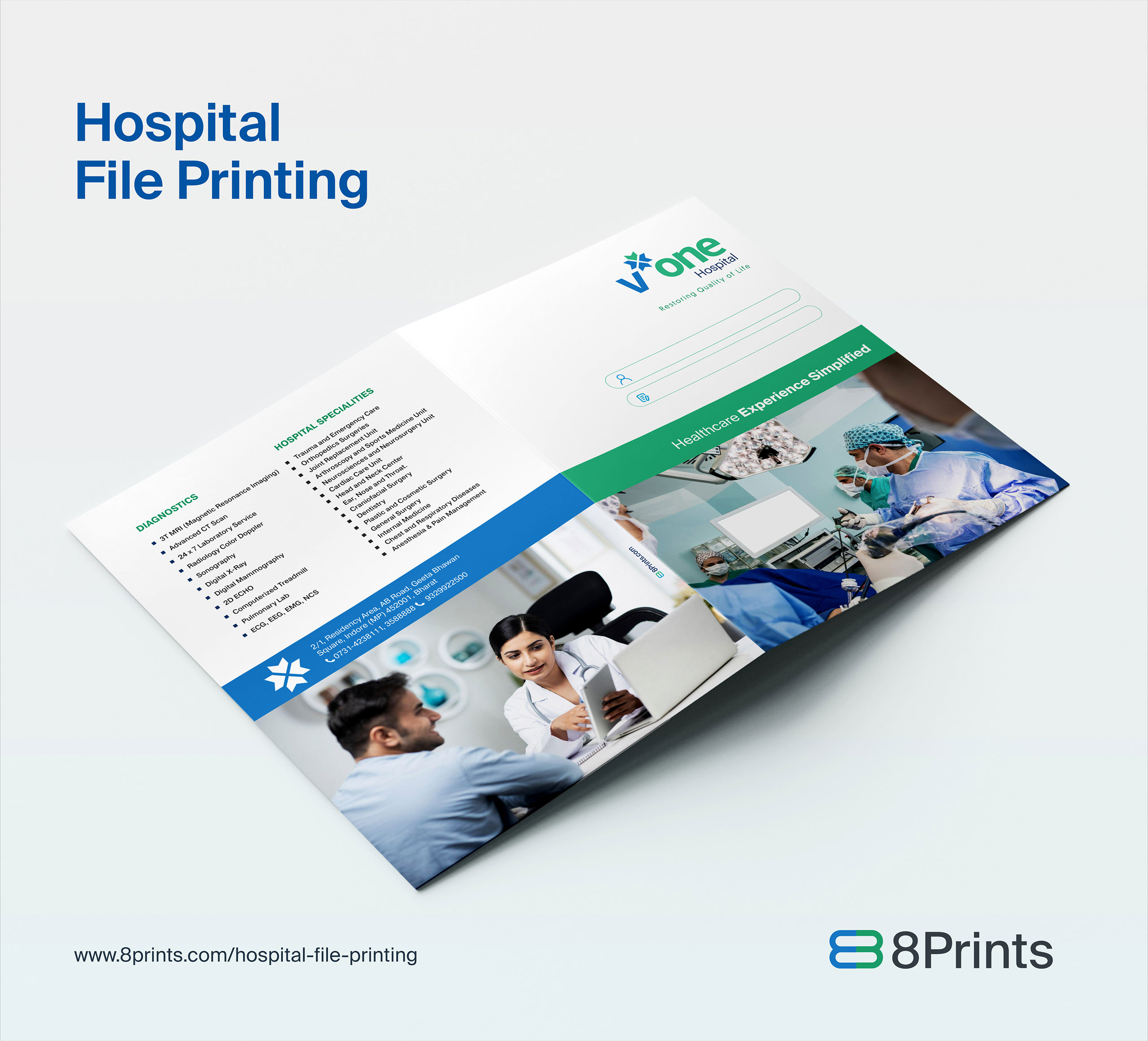 Hospital File Printing - PVC and Art Paper File Printing in India